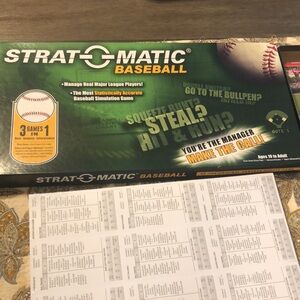 Stratomatic baseball three in one game